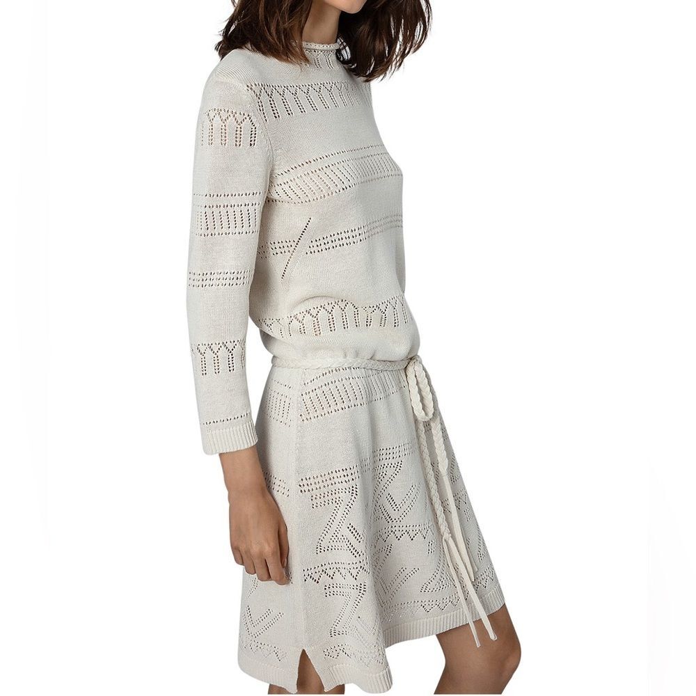 Zadig & Voltaire Cecily ZV Monogrammed Knit Dress, NWT, Size M